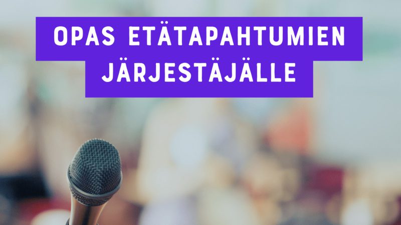 Etätapahtumaopas